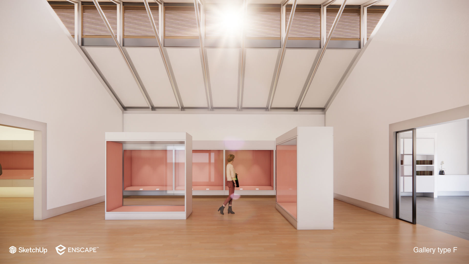 Suzhou Museum - Entire building and Art galleries 3D model_45