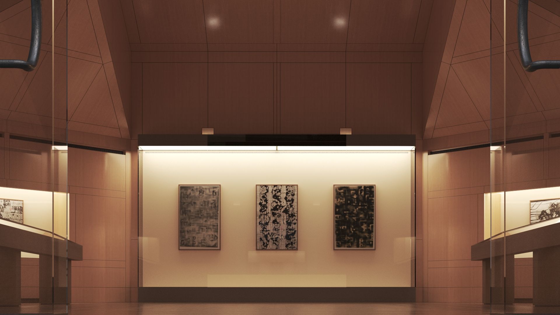 Suzhou Museum - Entire building and Art galleries 3D model_20