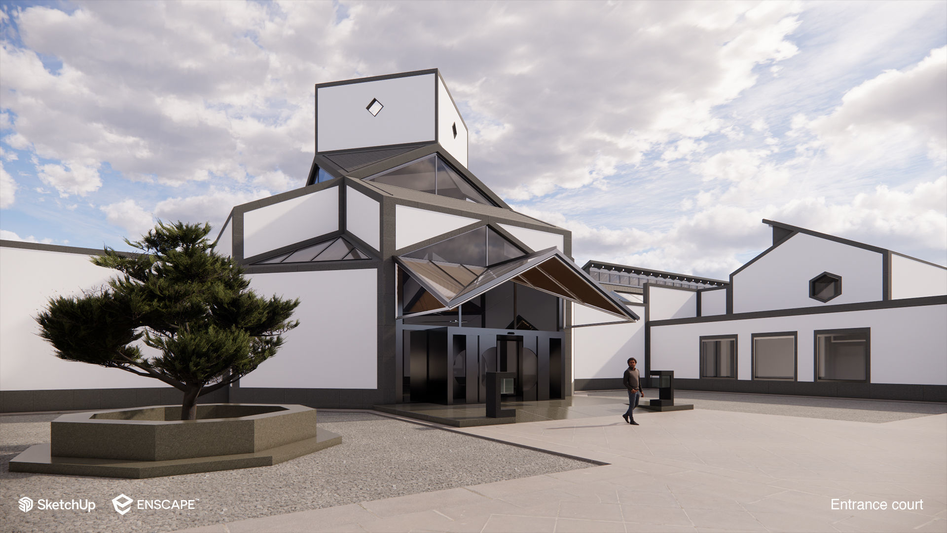 Suzhou Museum - Entire building and Art galleries 3D model_23