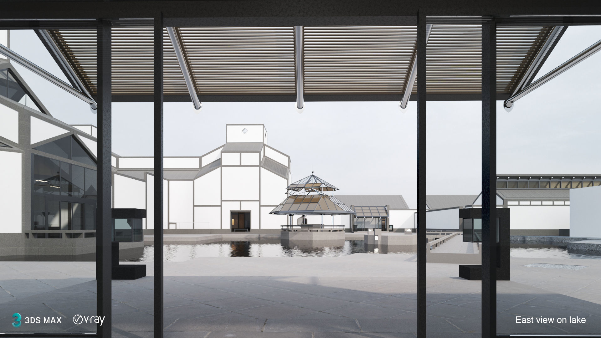 Suzhou Museum - Entire building and Art galleries 3D model_7