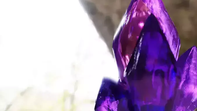 The Amethyst Crystal 3D model