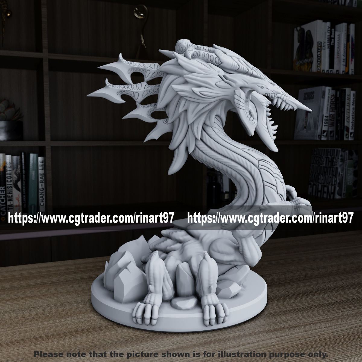 baron nashor rework 3D print model from League of Legends 3D print model_9