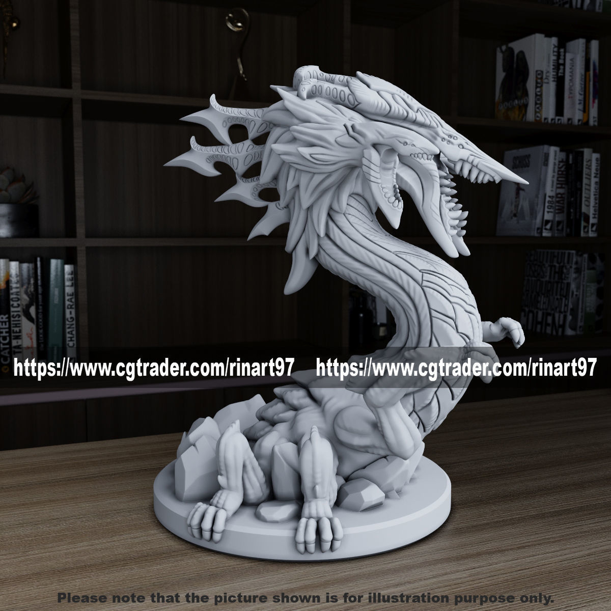 baron nashor rework 3D print model from League of Legends 3D print model_8