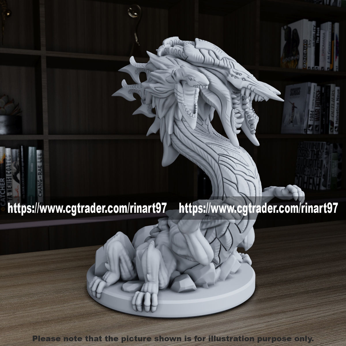 baron nashor rework 3D print model from League of Legends 3D print model_1
