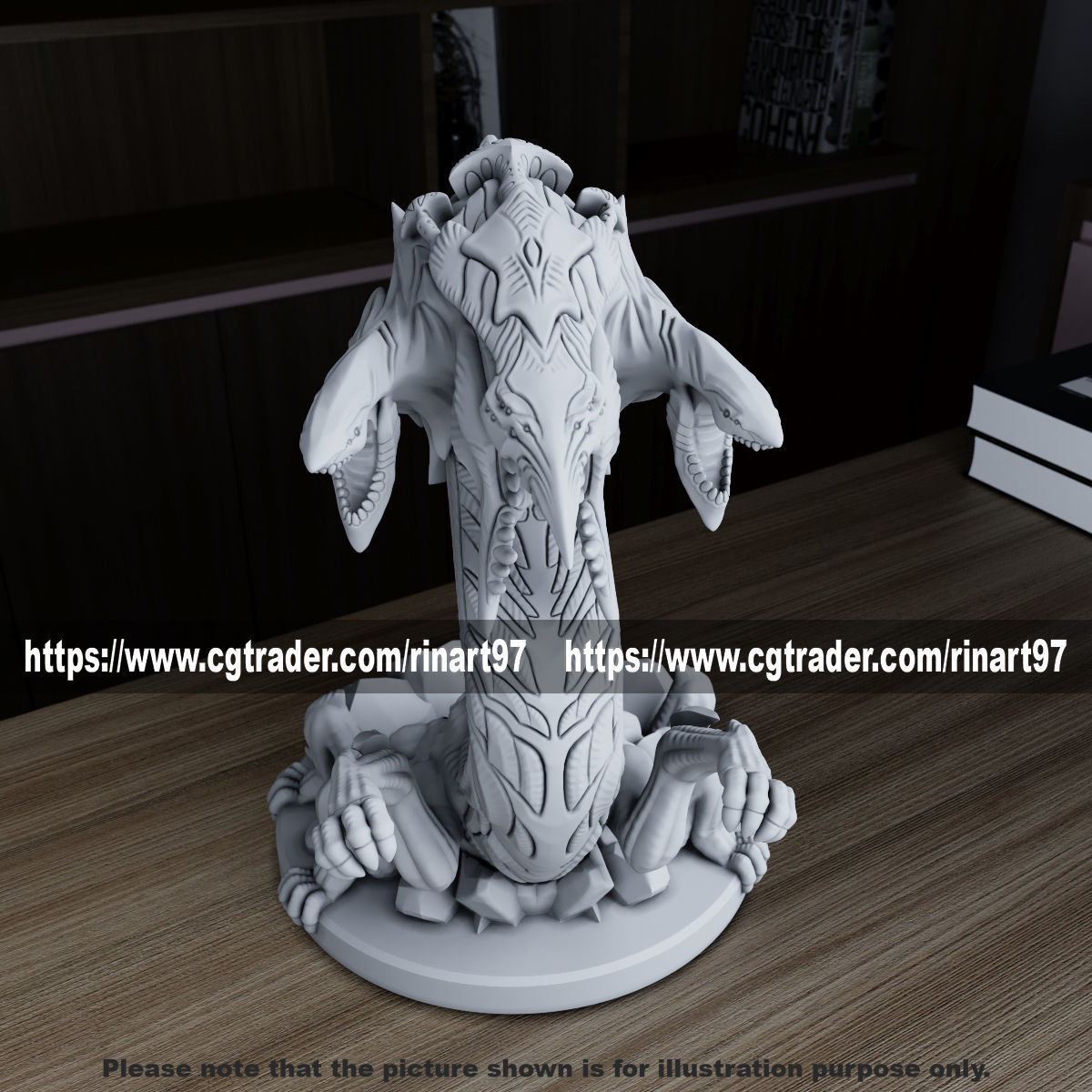 baron nashor rework 3D print model from League of Legends 3D print model_5