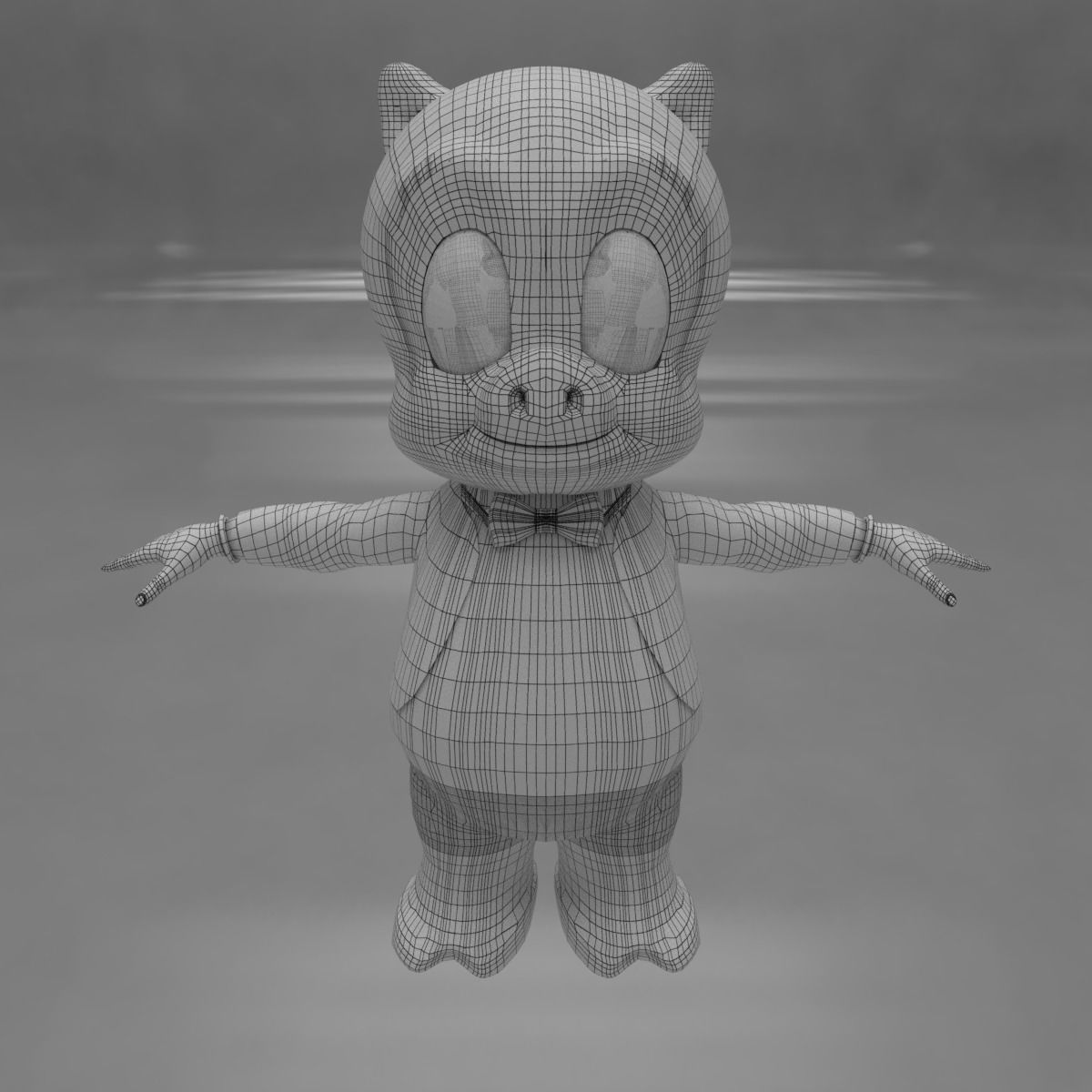 Porky Pig  3D model_4