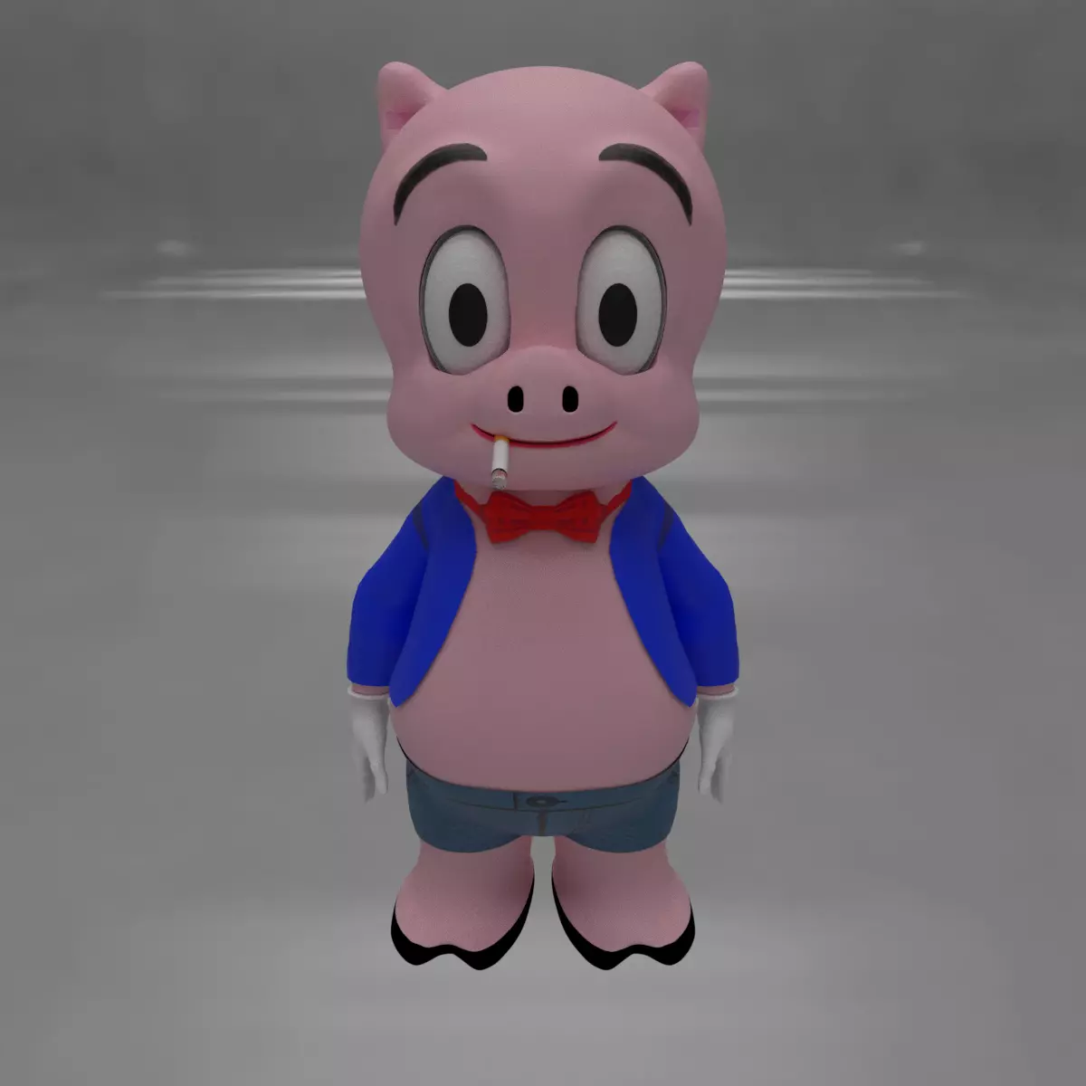 Porky Pig  3D model_0