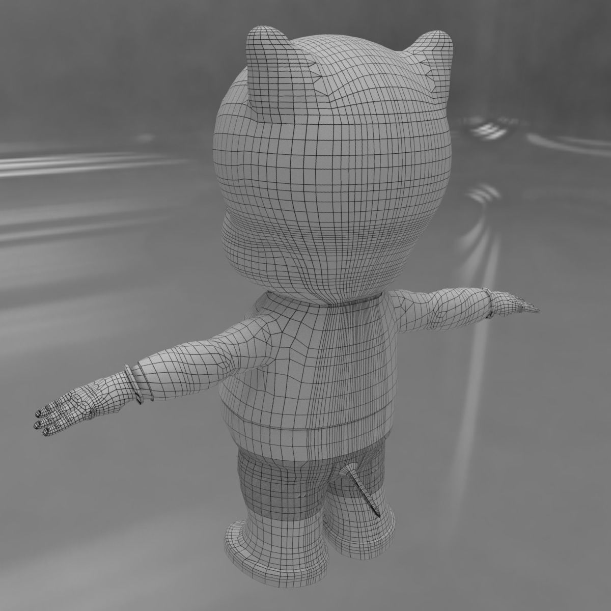 Porky Pig  3D model_5