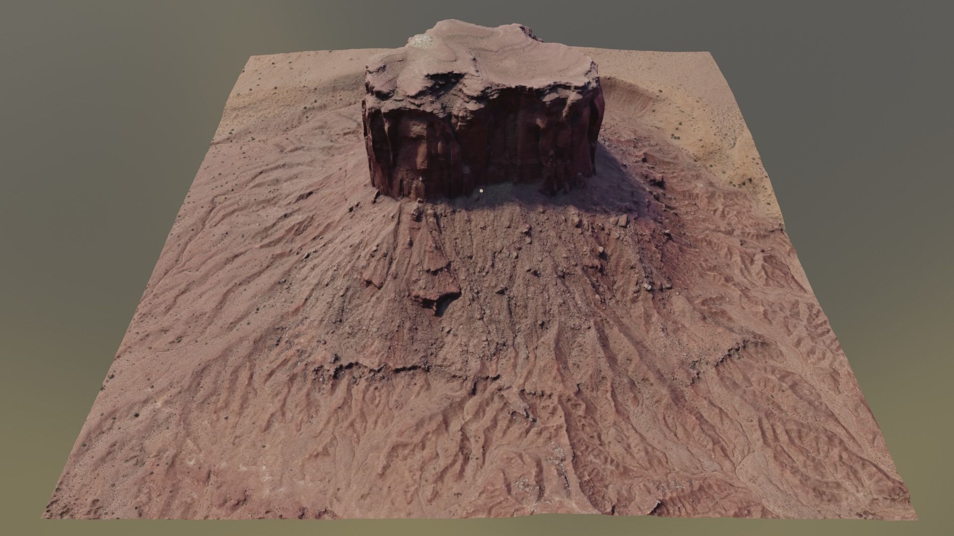 Monument Valley Mitchell Butte Multipurpose Terrain Model 3D model_10