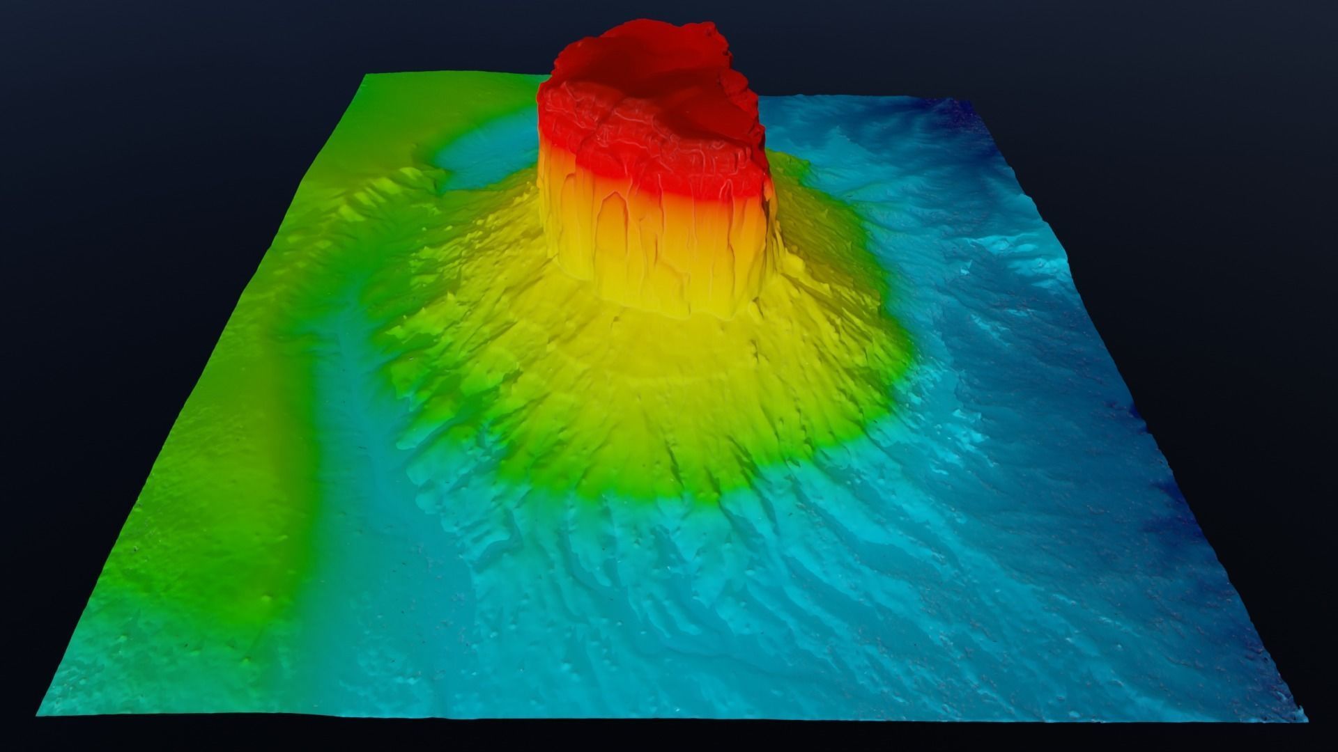Monument Valley Mitchell Butte Multipurpose Terrain Model 3D model_22