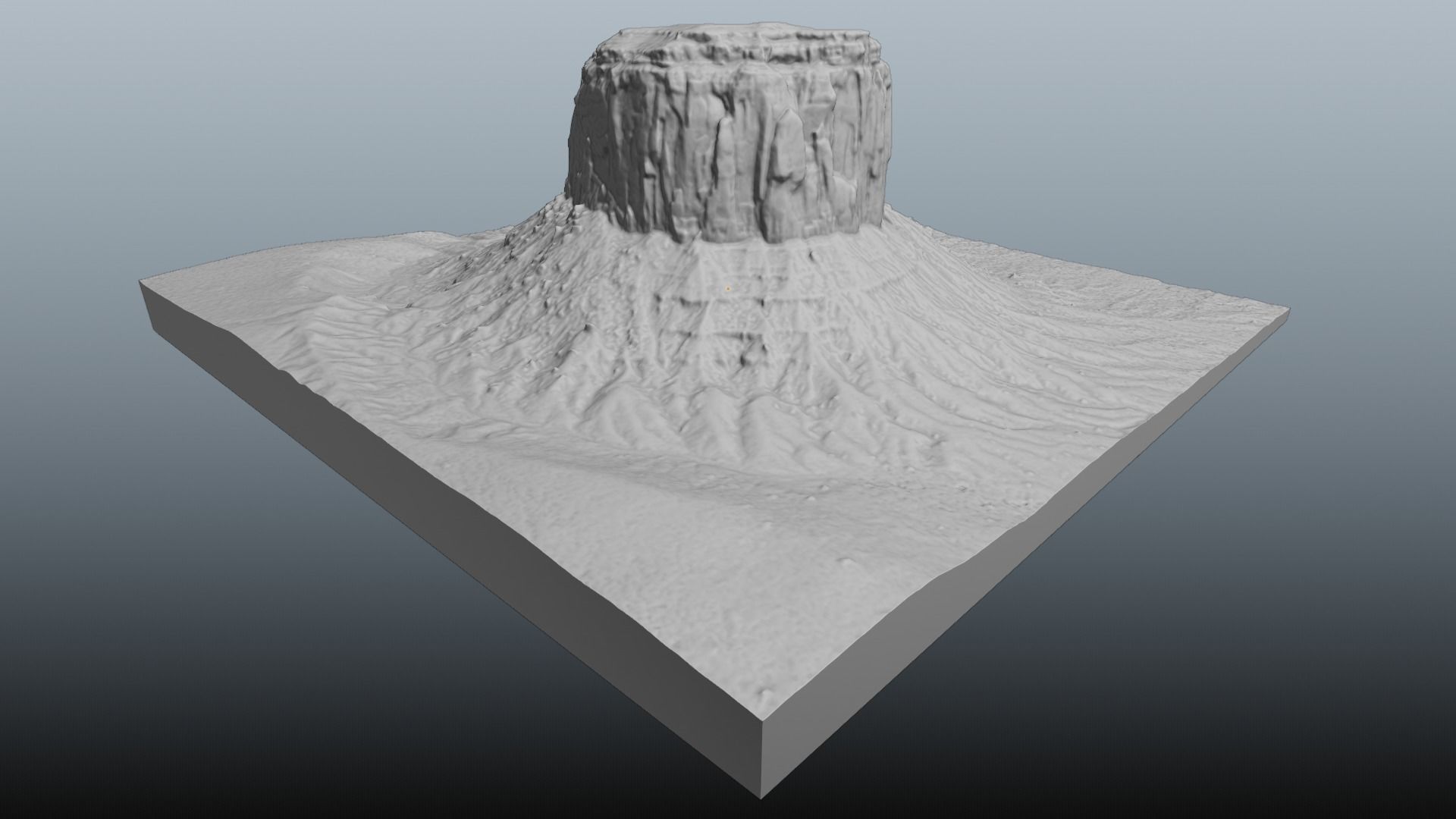 Monument Valley Mitchell Butte Multipurpose Terrain Model 3D model_29