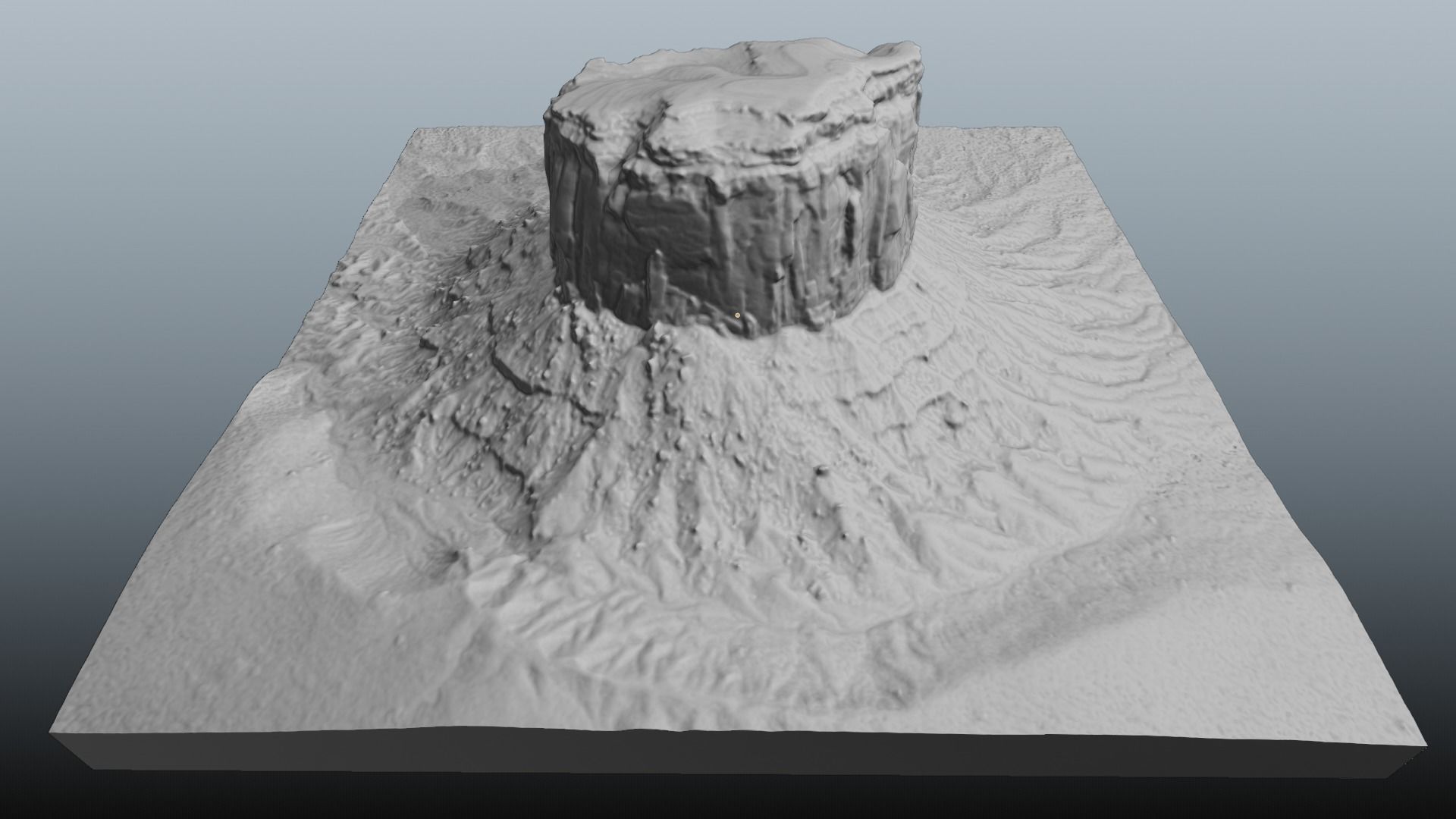 Monument Valley Mitchell Butte Multipurpose Terrain Model 3D model_26