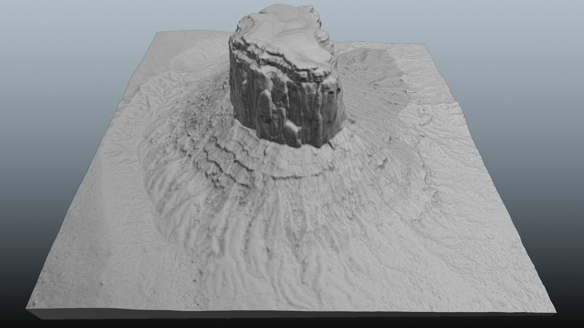 Monument Valley Mitchell Butte Multipurpose Terrain Model 3D model_25