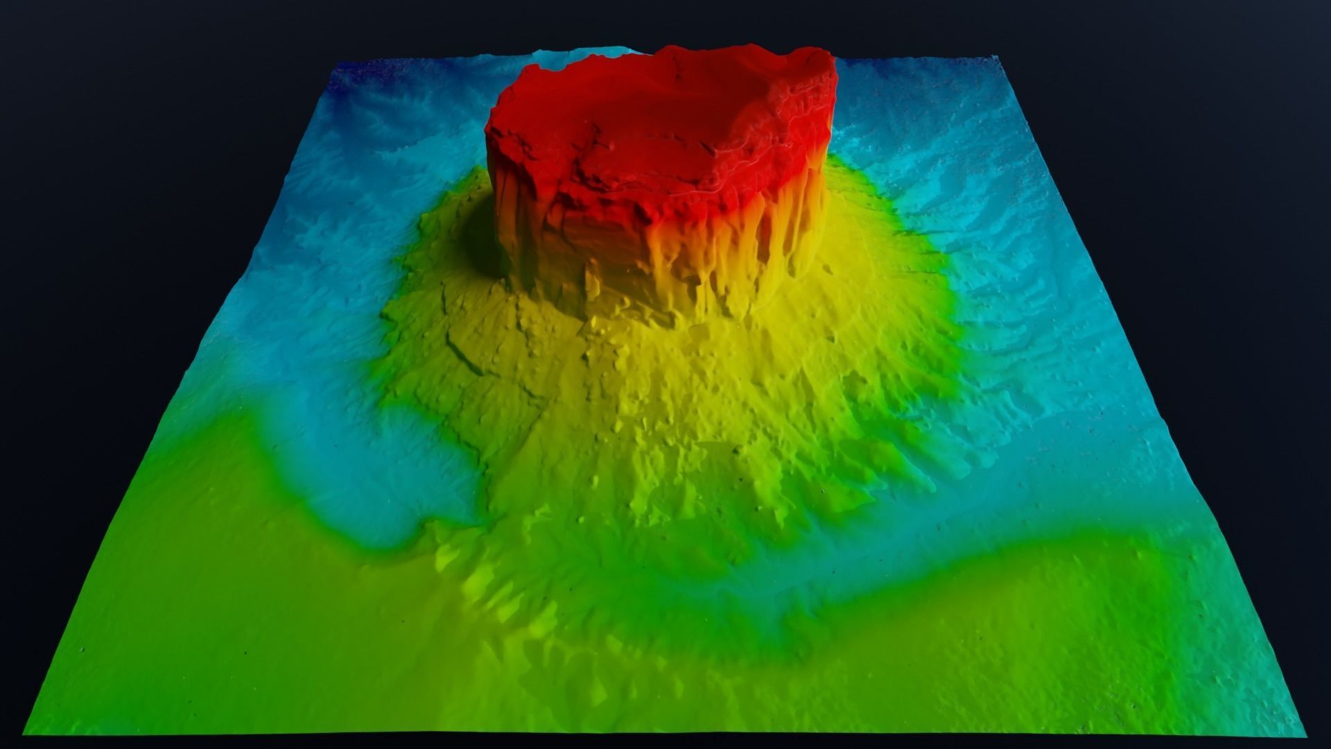 Monument Valley Mitchell Butte Multipurpose Terrain Model 3D model_19