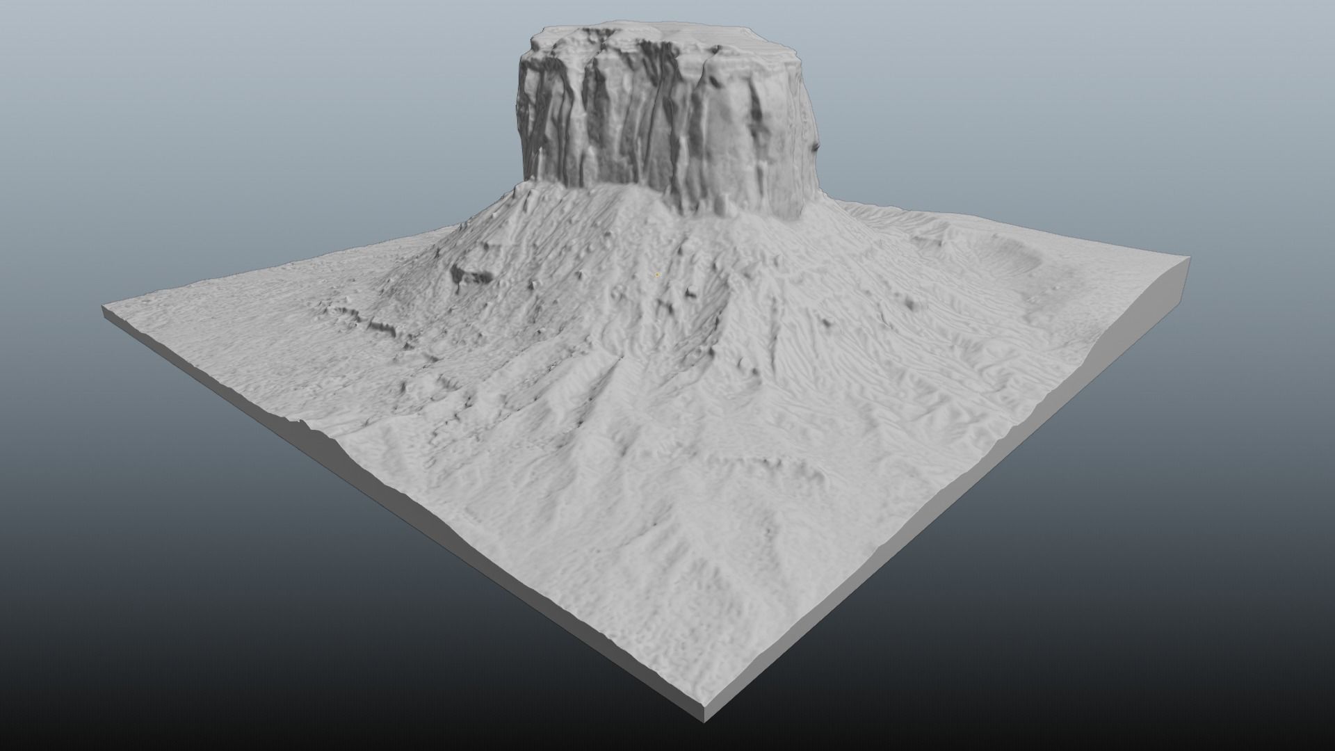 Monument Valley Mitchell Butte Multipurpose Terrain Model 3D model_28