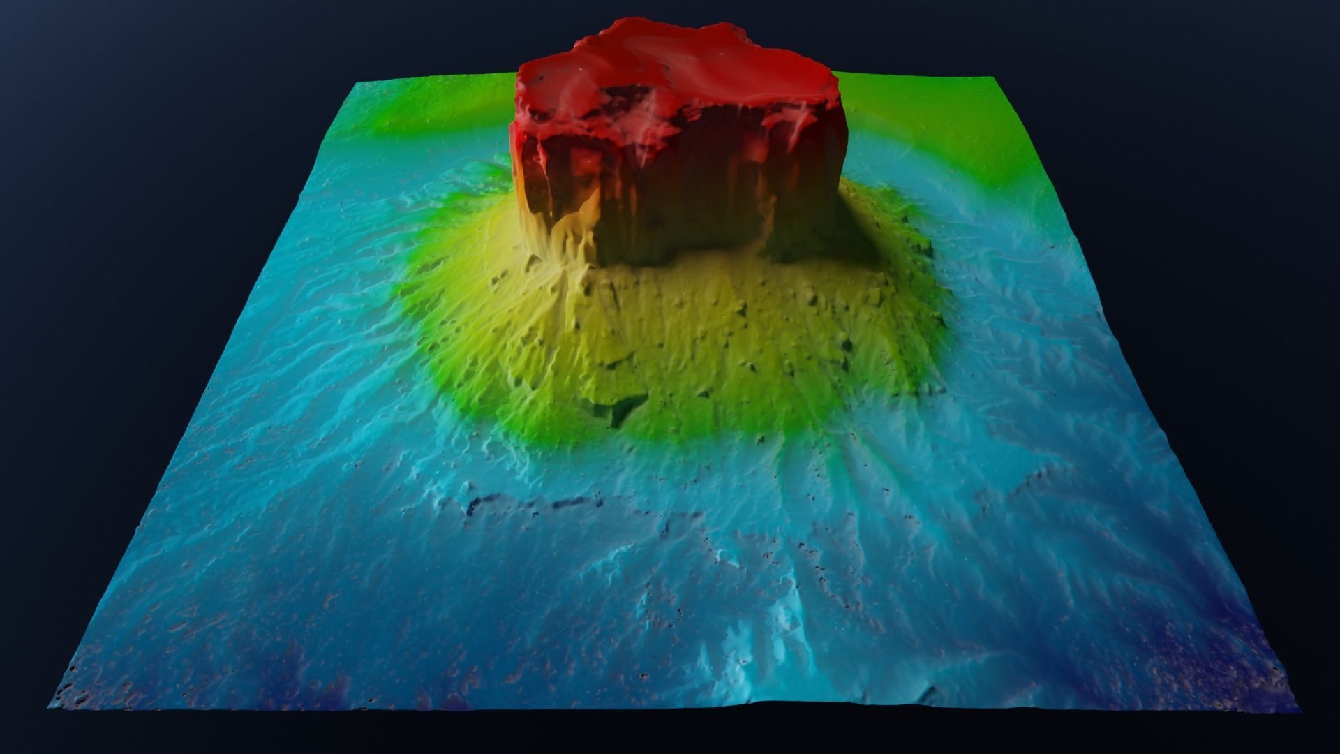 Monument Valley Mitchell Butte Multipurpose Terrain Model 3D model_21