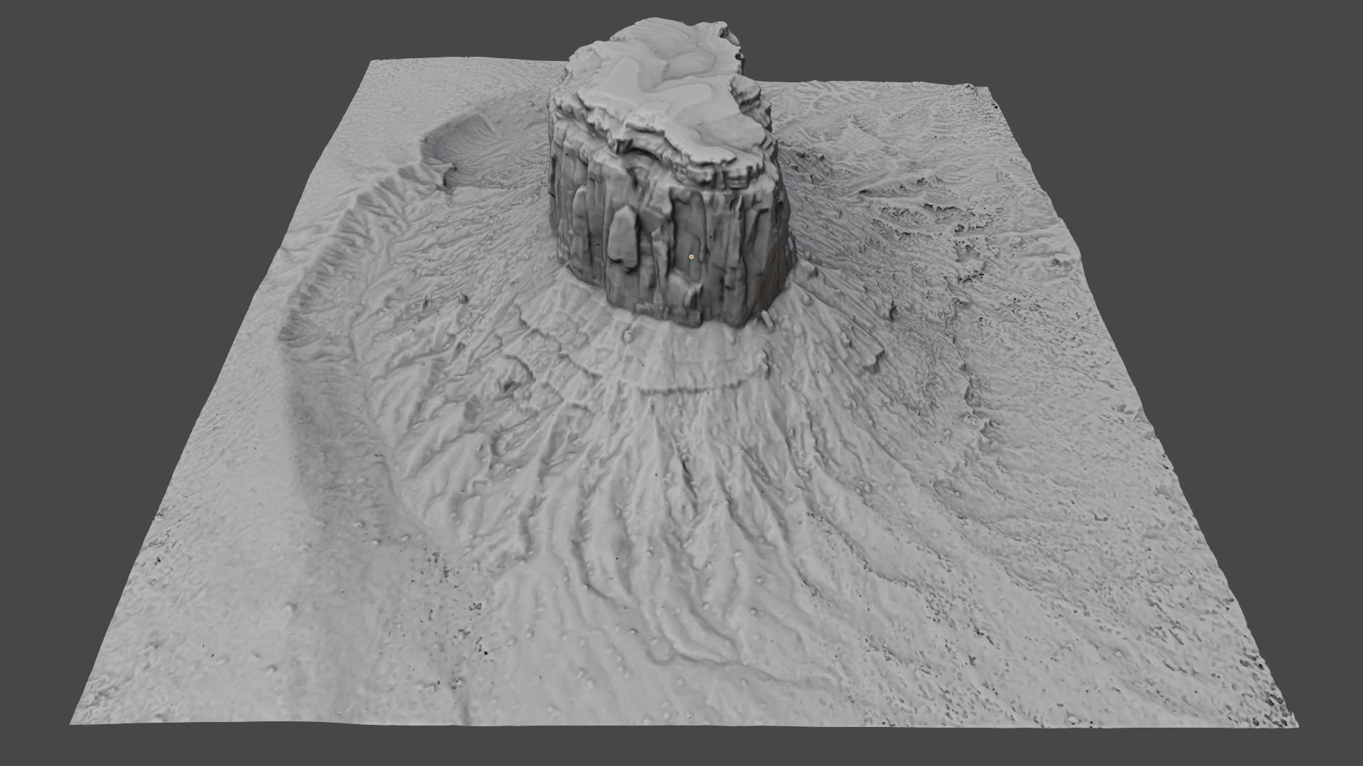 Monument Valley Mitchell Butte Multipurpose Terrain Model 3D model_11