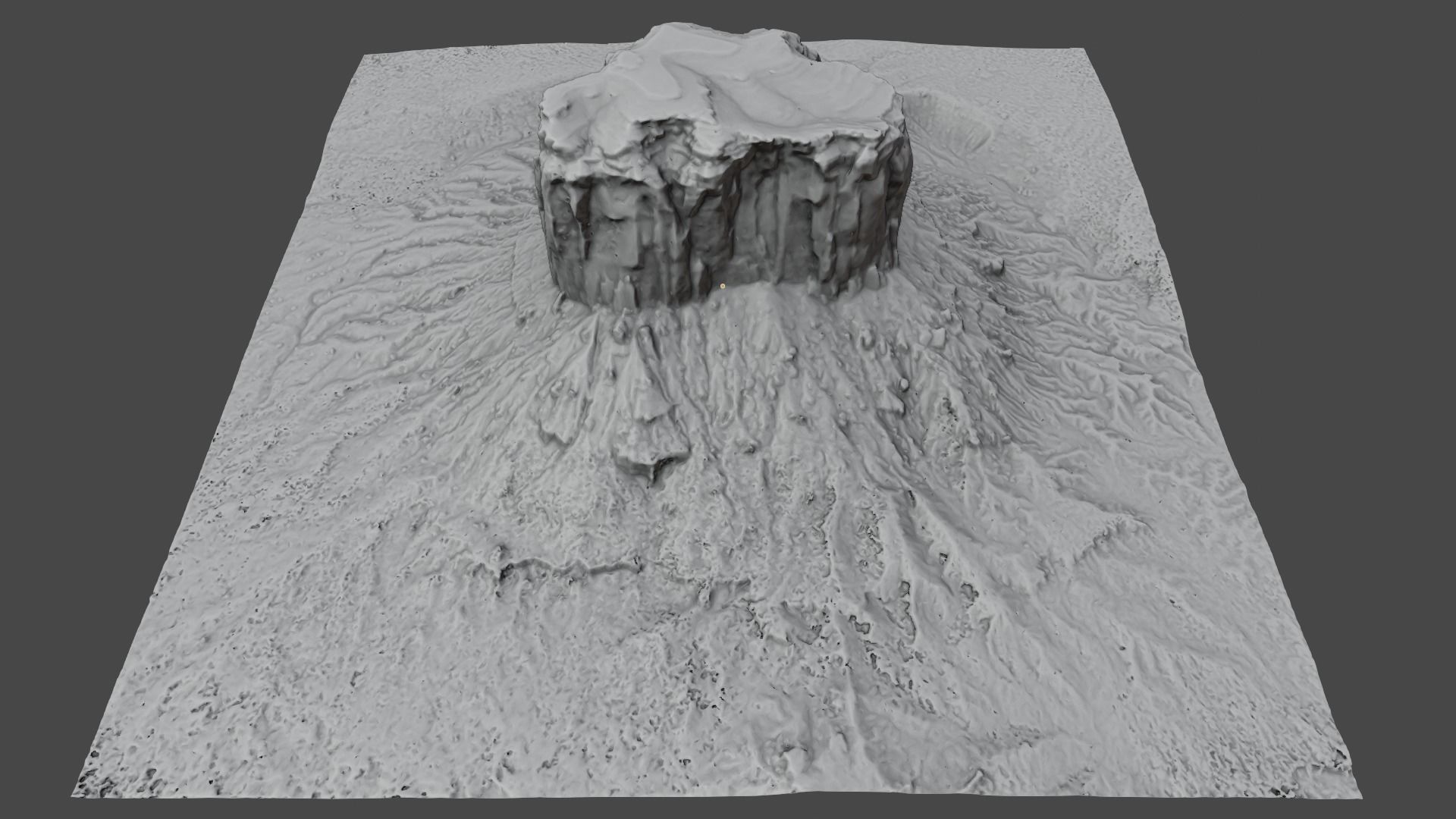 Monument Valley Mitchell Butte Multipurpose Terrain Model 3D model_12