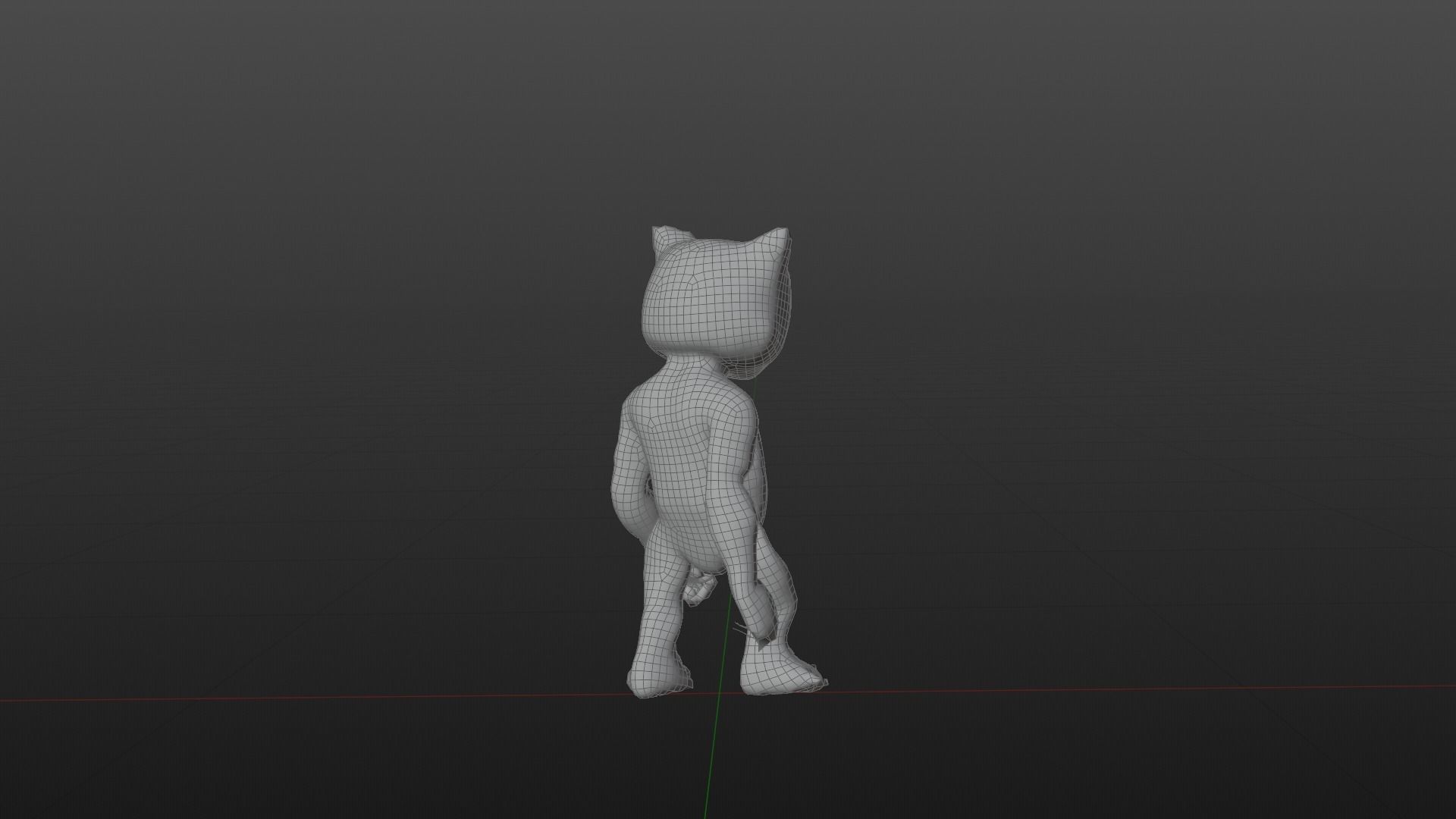 nature creature Low-poly 3D model_4