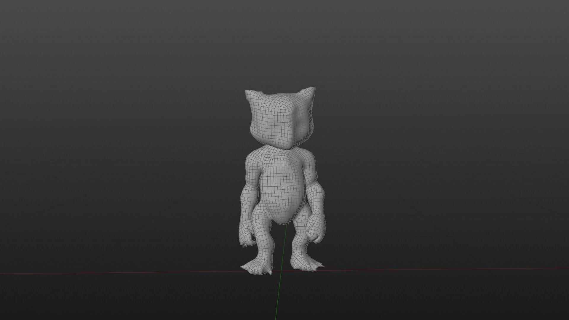 nature creature Low-poly 3D model_5