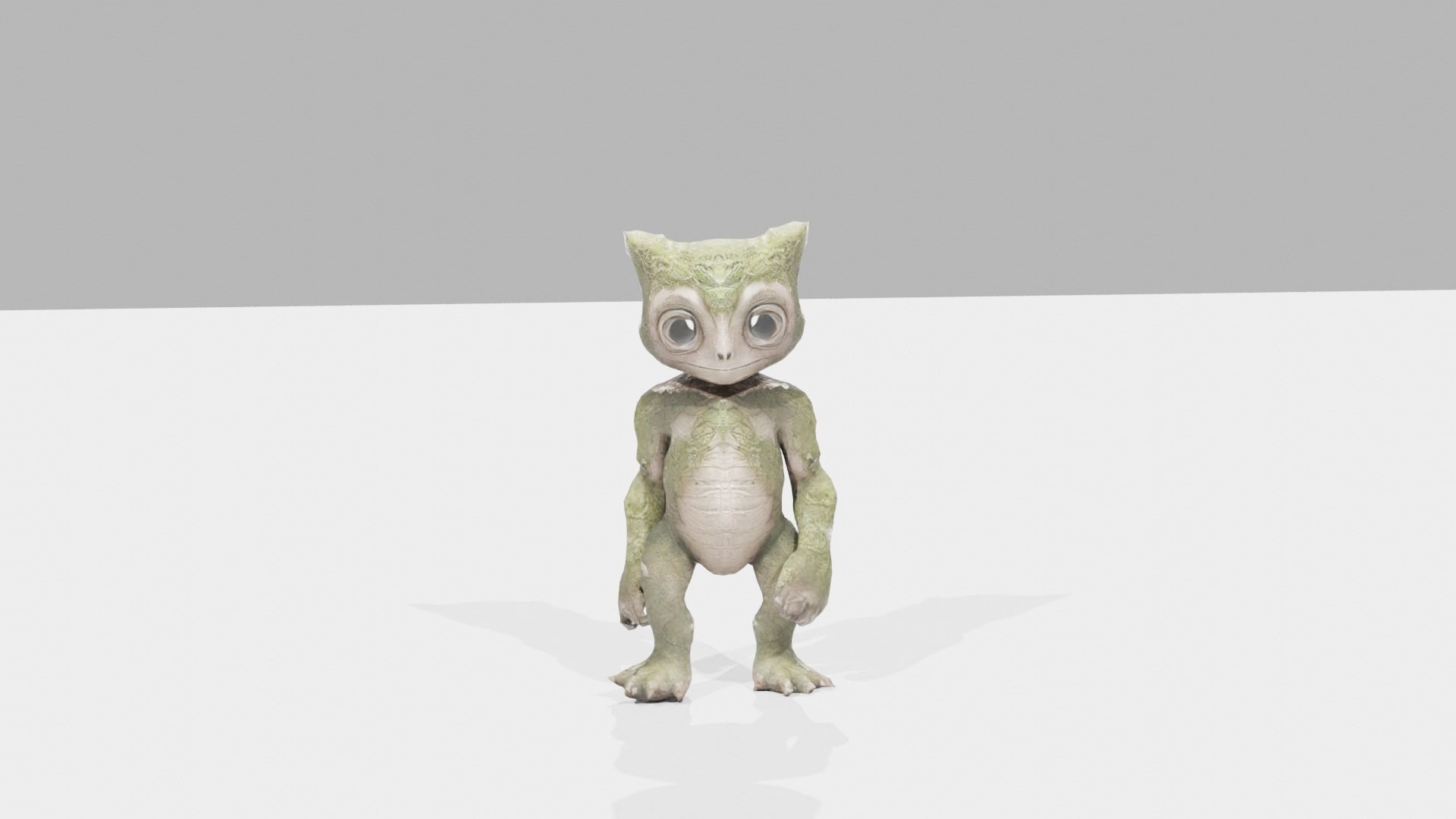 nature creature Low-poly 3D model_2