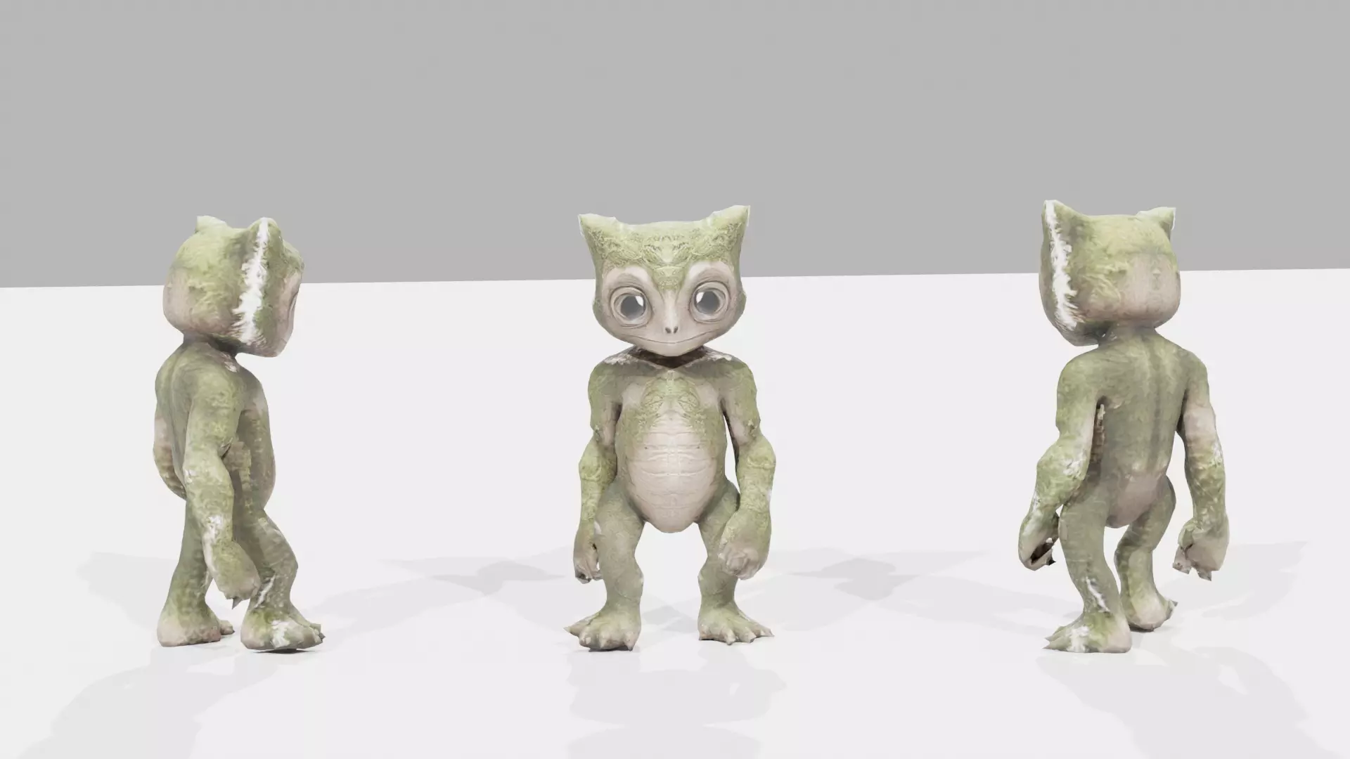 nature creature Low-poly 3D model_0