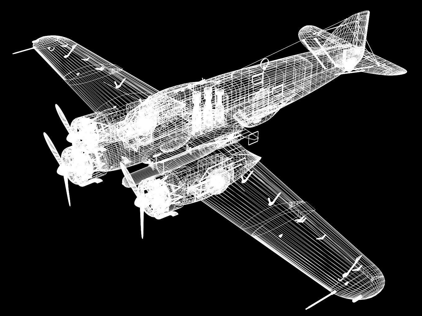 Savoia-Marchetti SM79 Sparviero 3D model_16