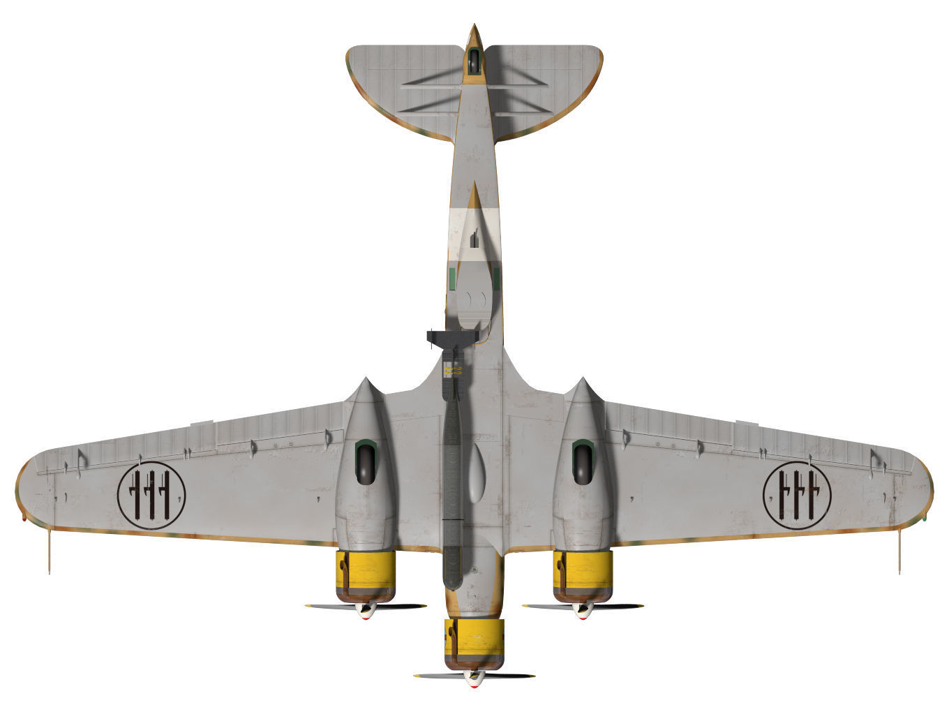 Savoia-Marchetti SM79 Sparviero 3D model_13