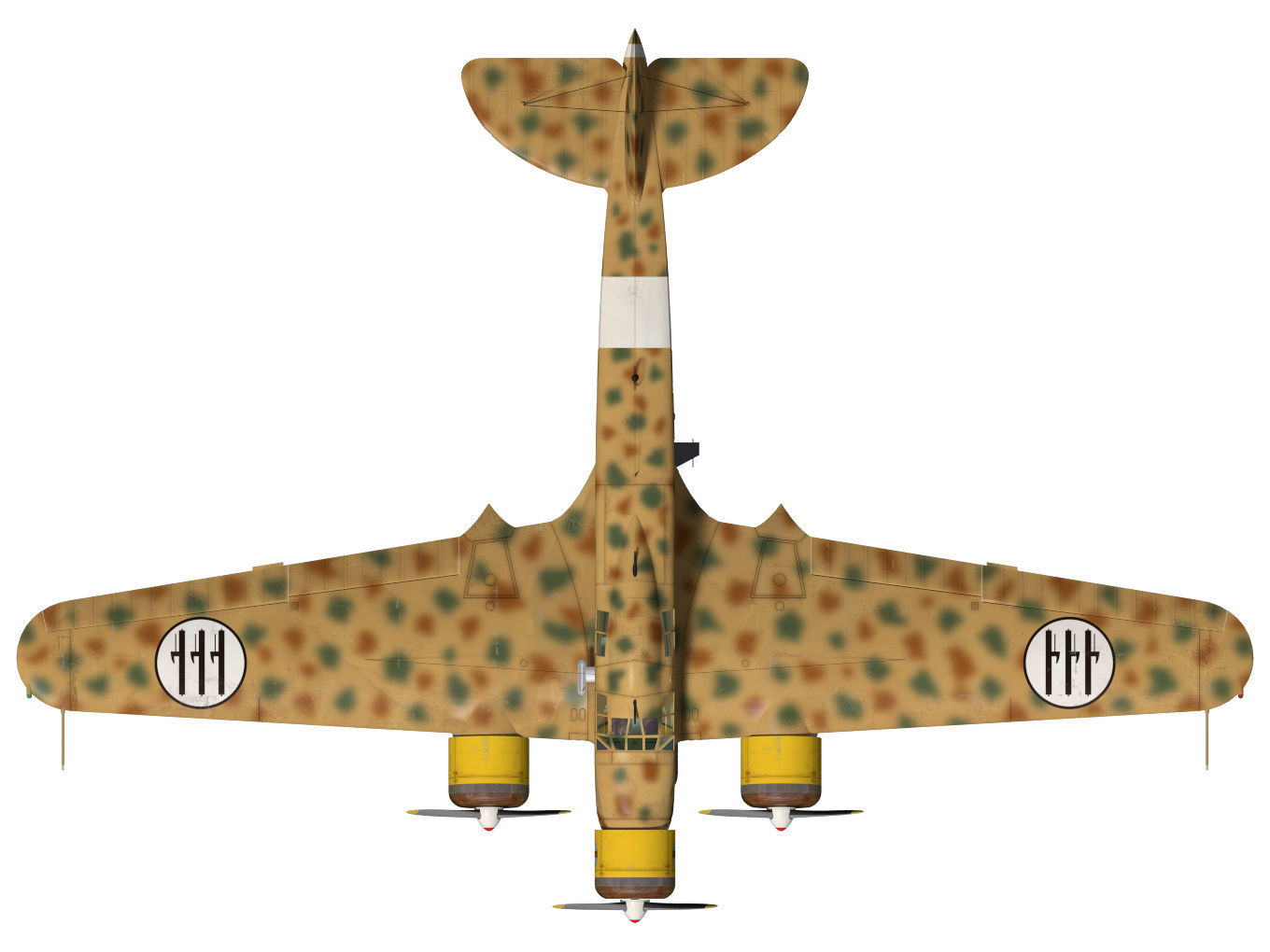 Savoia-Marchetti SM79 Sparviero 3D model_12