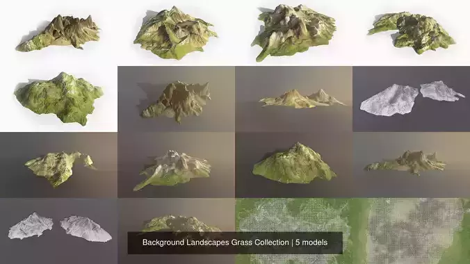 Background Landscapes Grass Collection