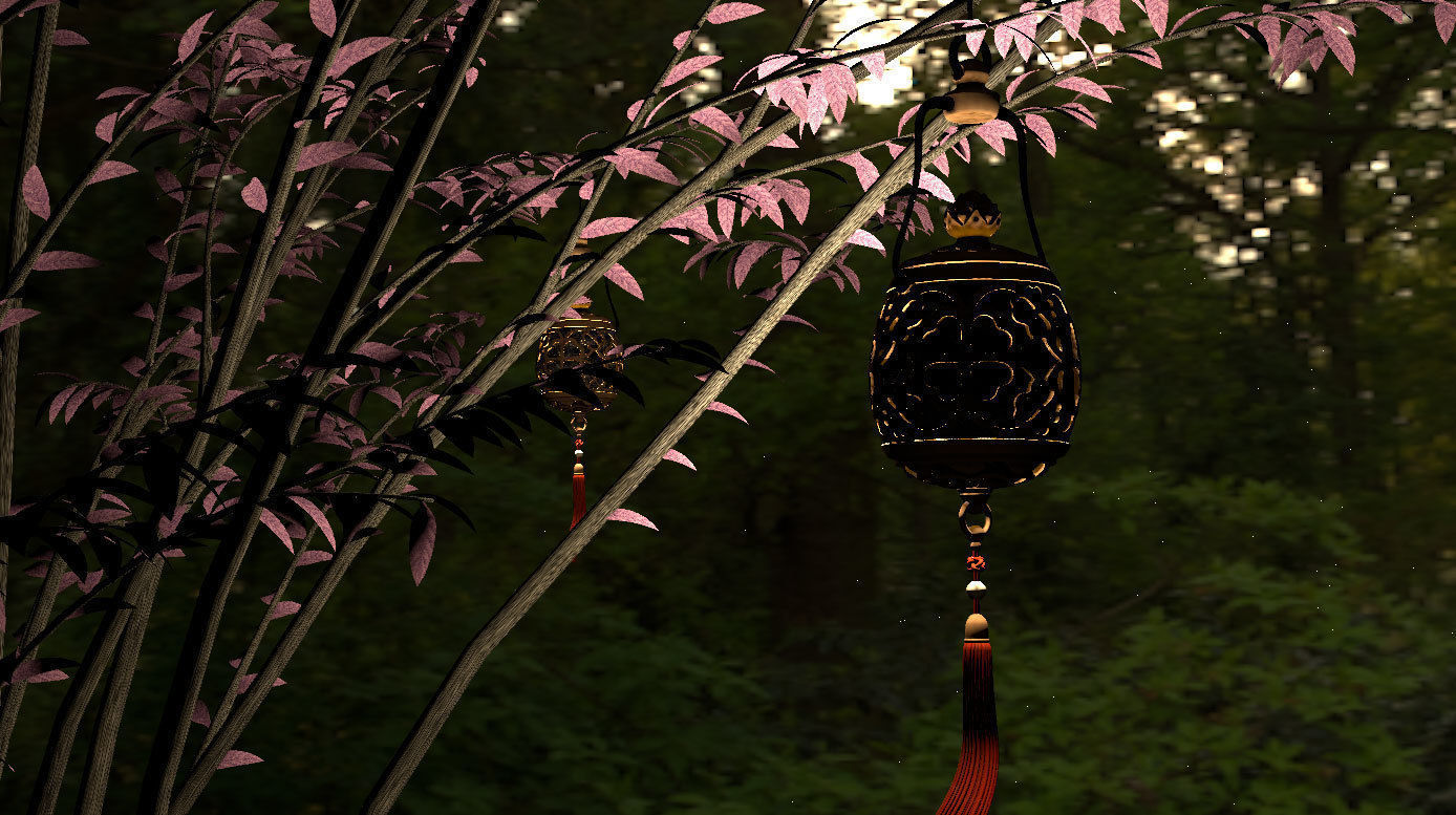 lantern 3D model_4