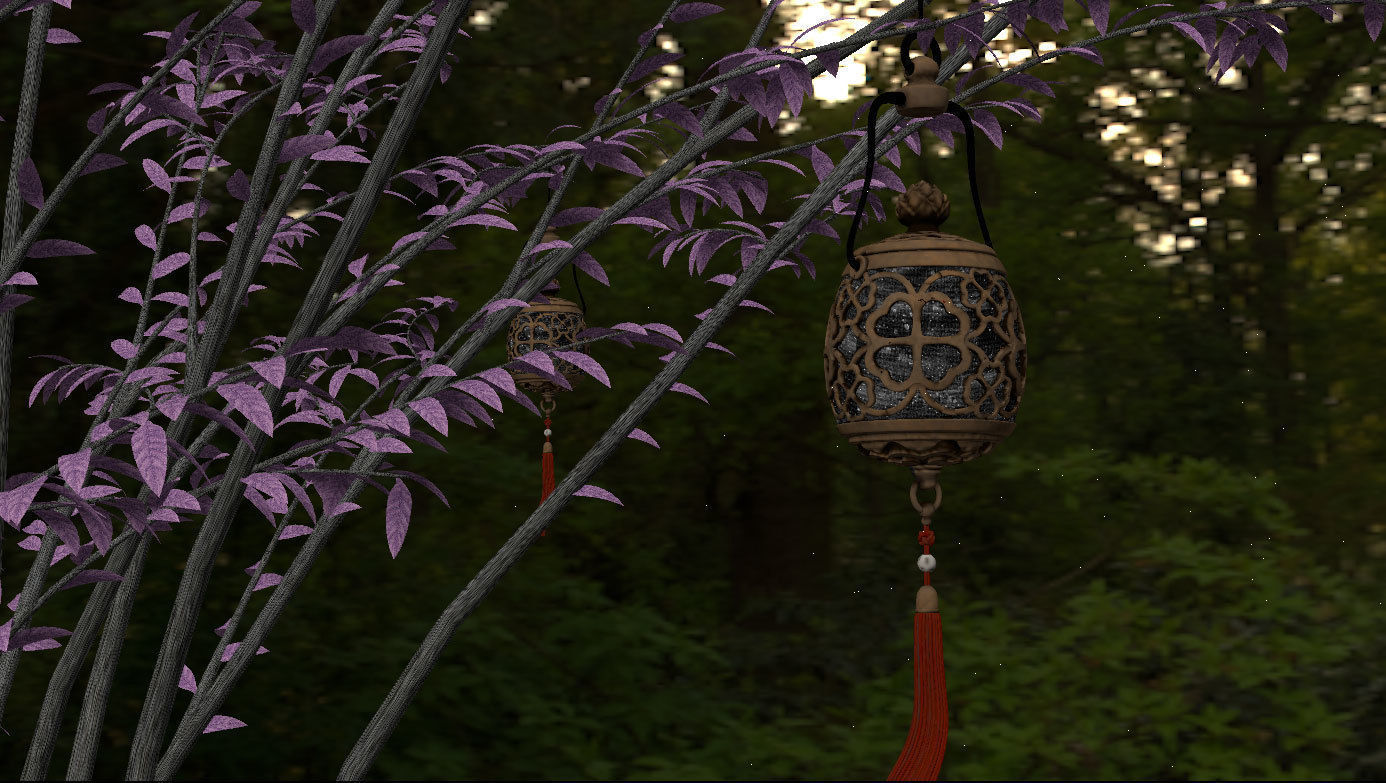 lantern 3D model_2