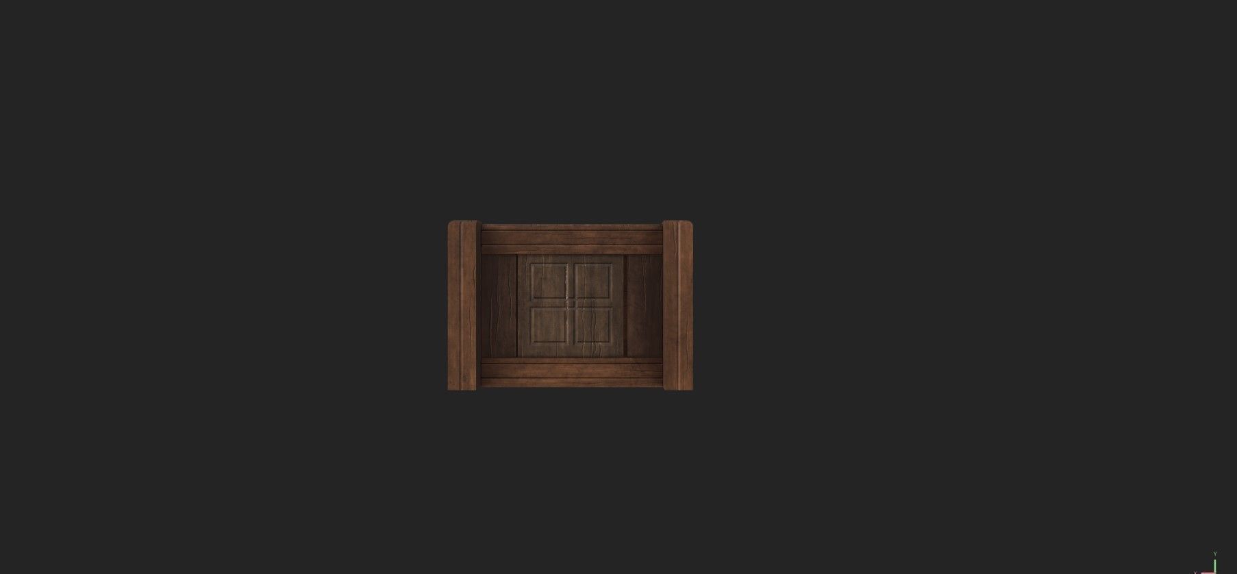 Medieval Book Shelf - Low Poly And Game Ready Low-poly 3D model_5