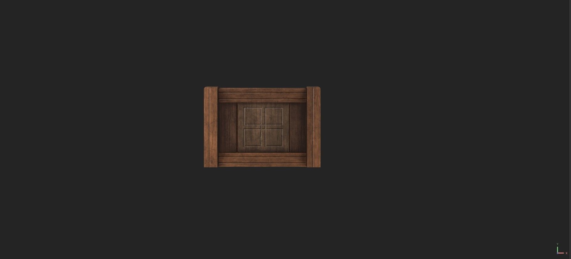 Medieval Book Shelf - Low Poly And Game Ready Low-poly 3D model_7