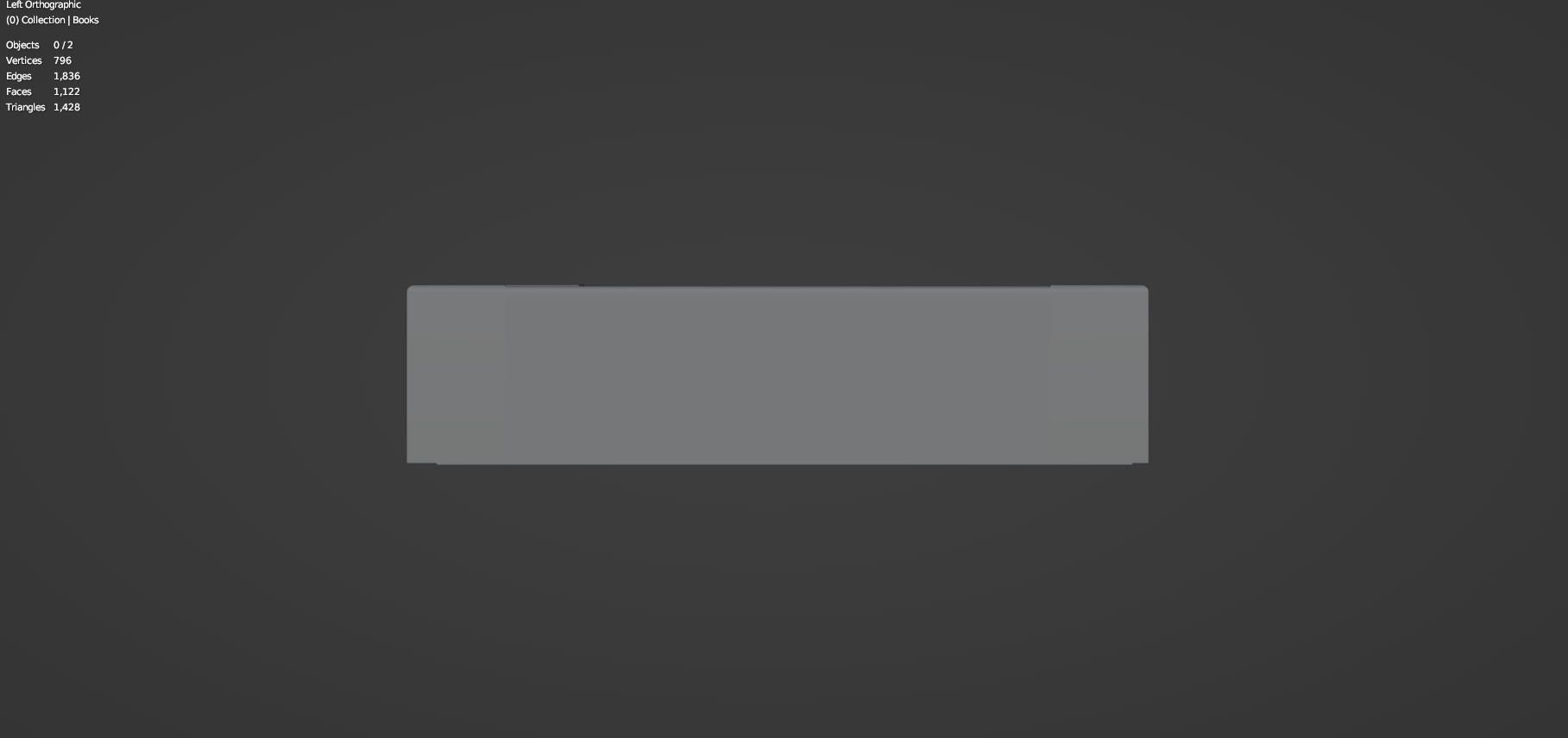 Medieval Book Shelf - Low Poly And Game Ready Low-poly 3D model_12