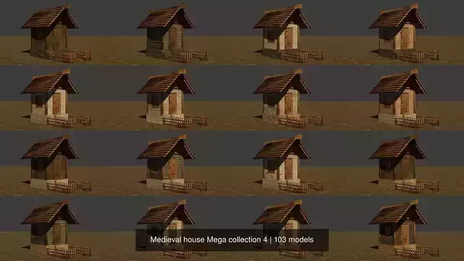  Medieval house Mega collection 4