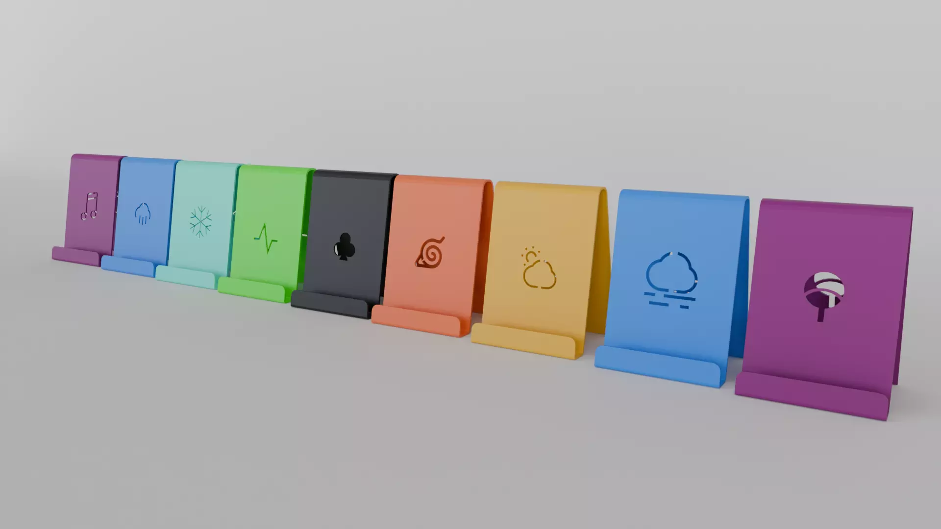 Cell phone support 3D print model