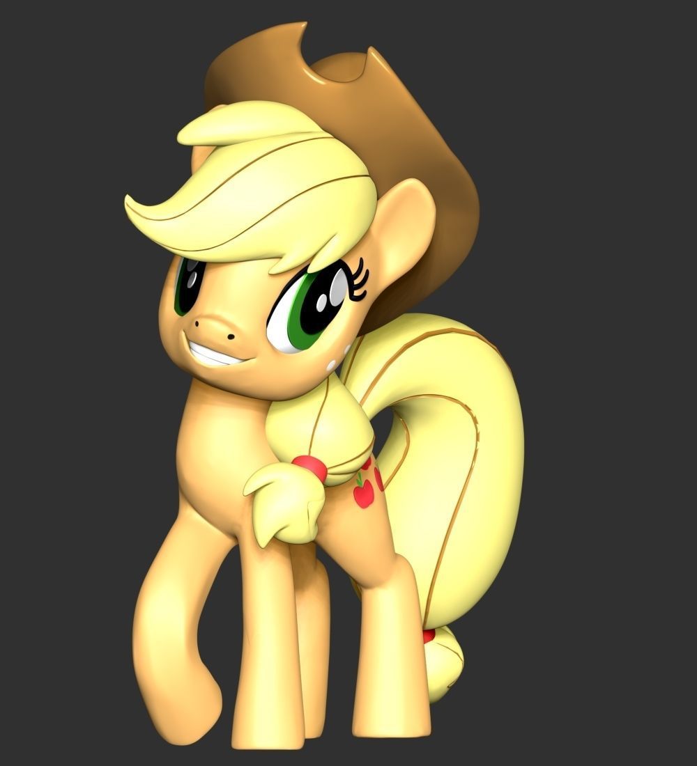 Applejack - My Little Pony 3D print model_2