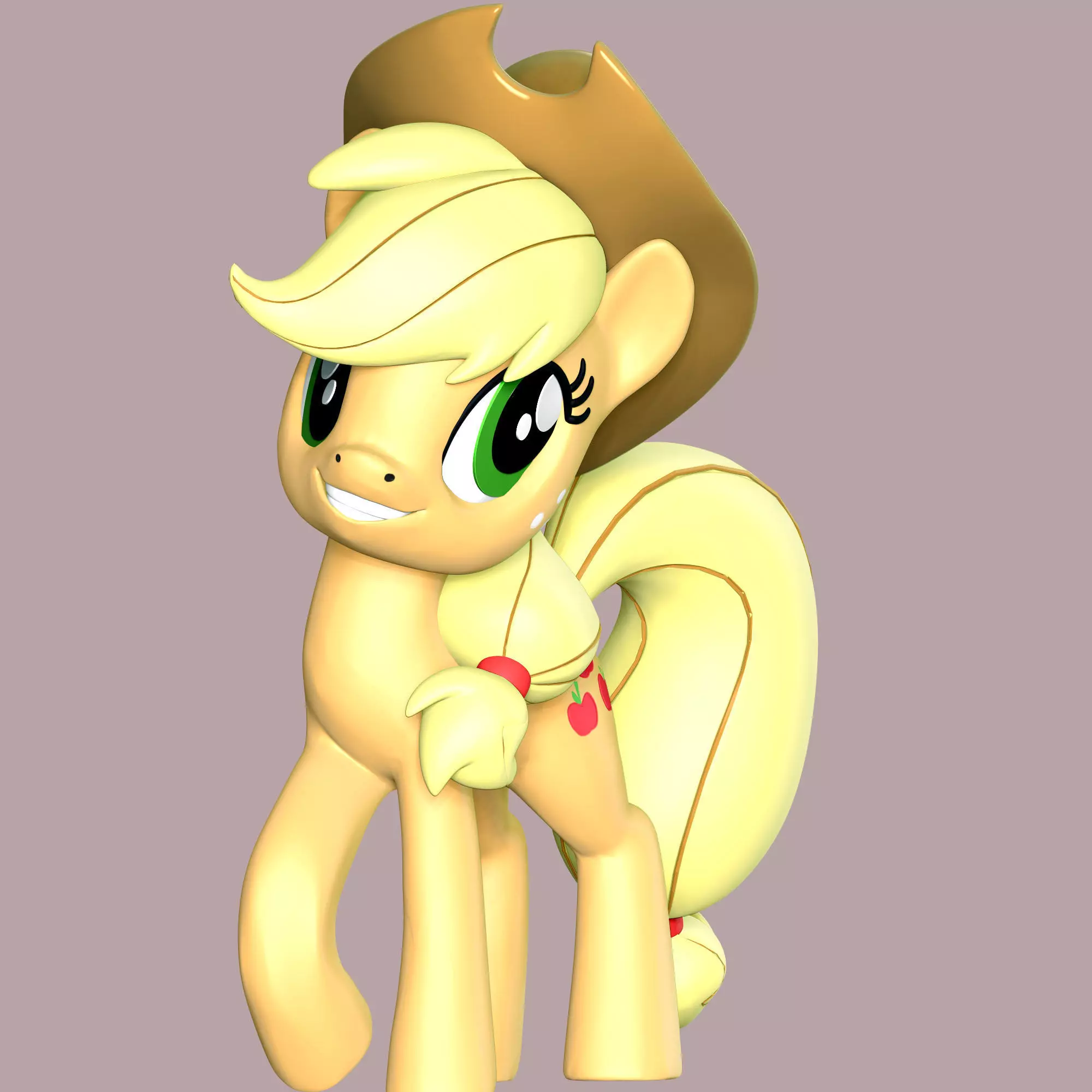Applejack - My Little Pony 3D print model_0