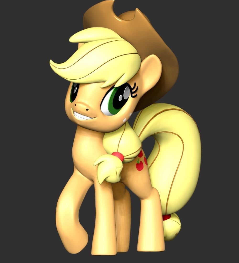 Applejack - My Little Pony 3D print model_9
