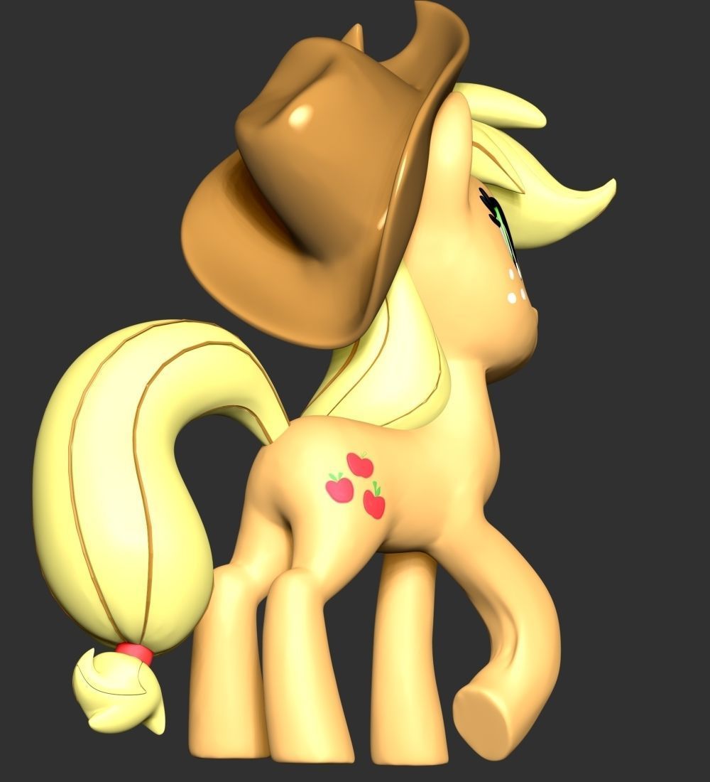 Applejack - My Little Pony 3D print model_8