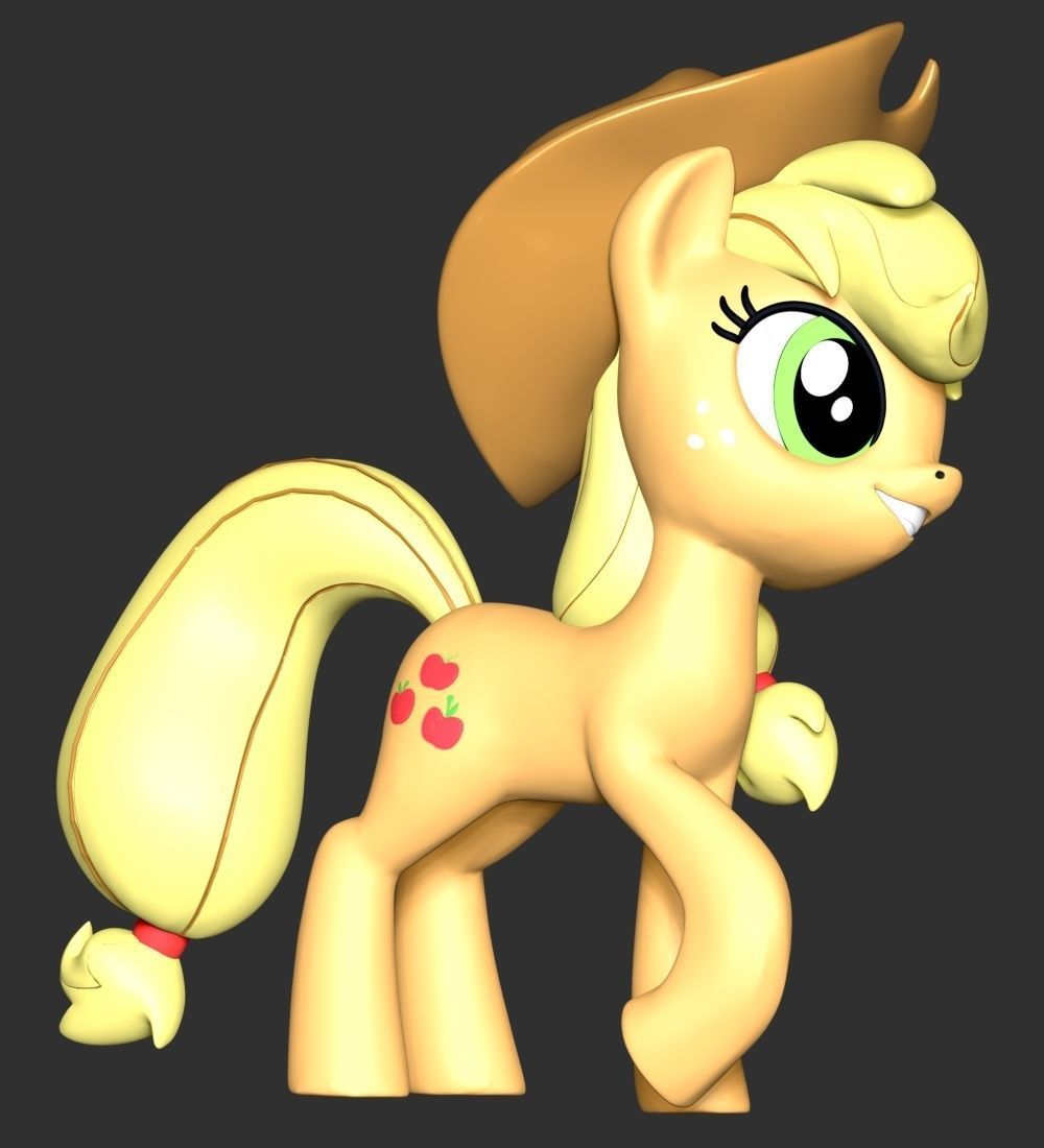 Applejack - My Little Pony 3D print model_5