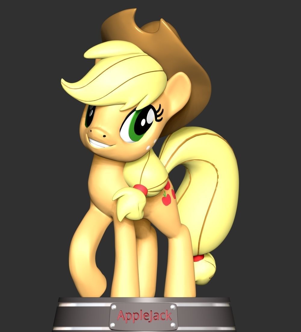Applejack - My Little Pony 3D print model_1