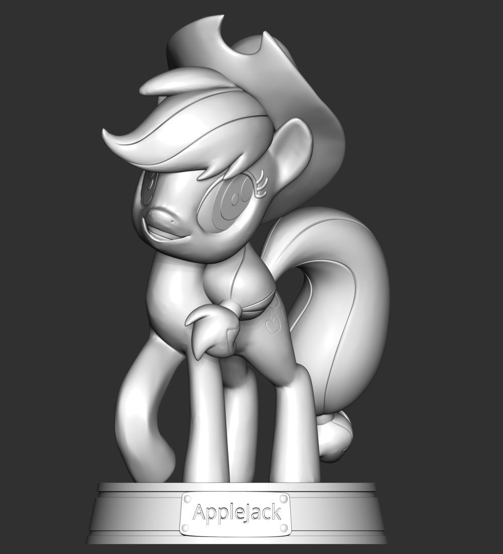 Applejack - My Little Pony 3D print model_10