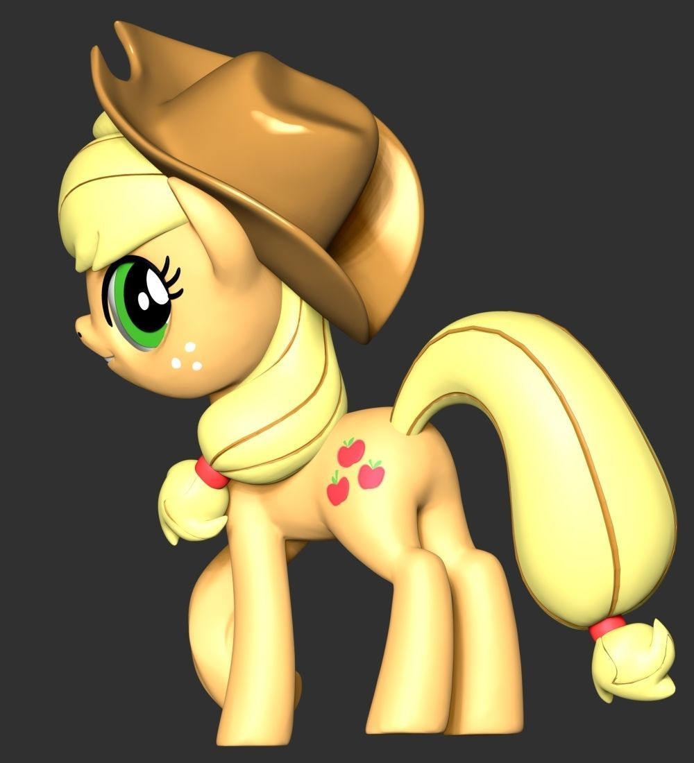 Applejack - My Little Pony 3D print model_6