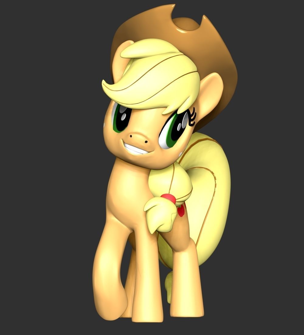 Applejack - My Little Pony 3D print model_4