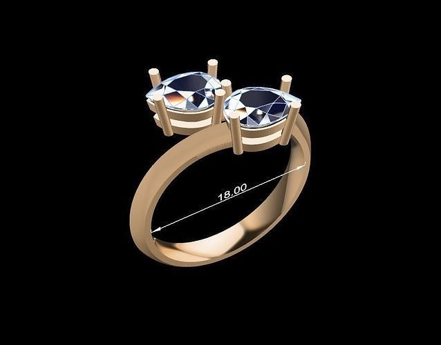 Women Ring 143 3D print model