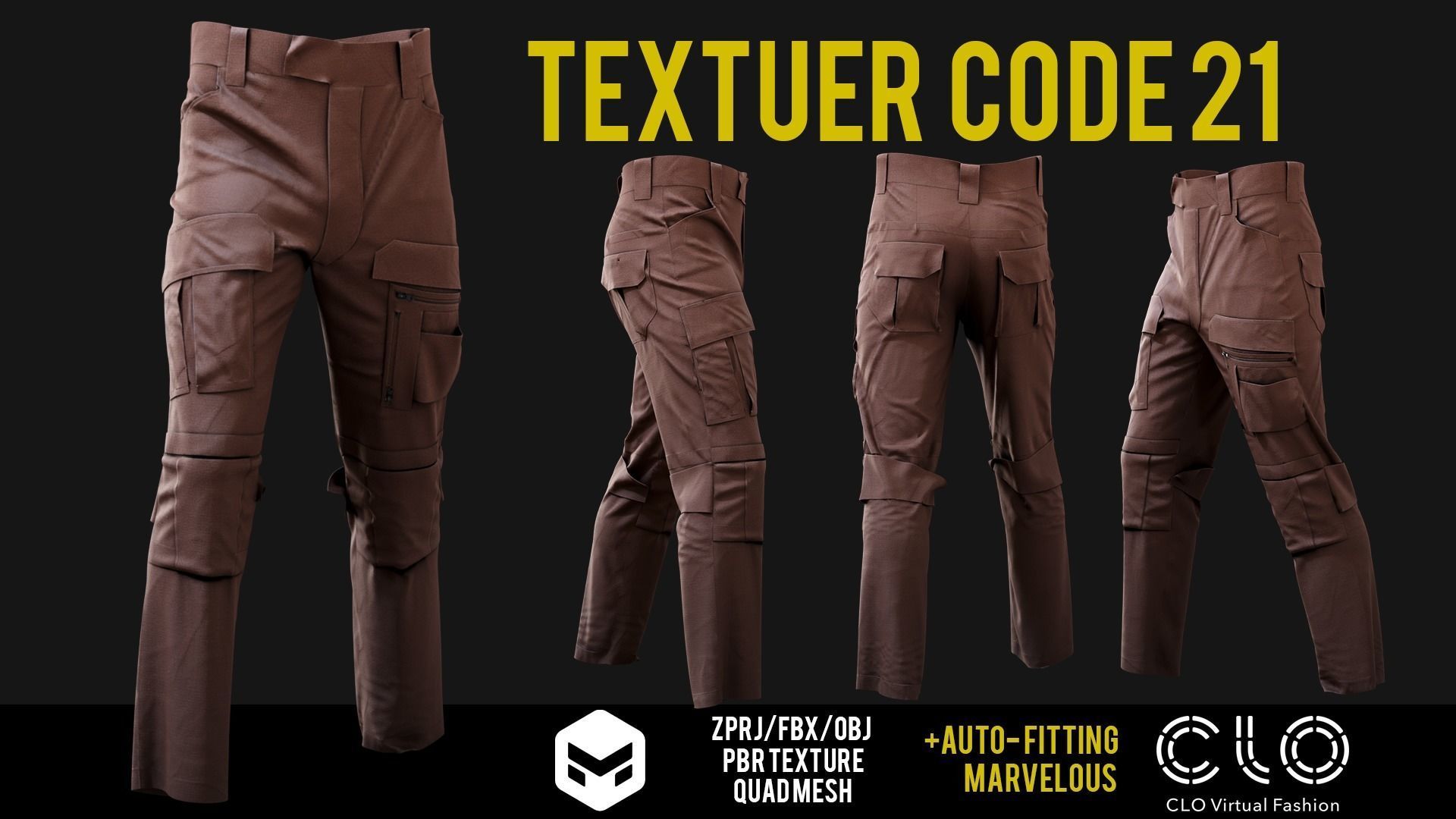 UF PRO Gen 2 Combat pants  TACTICAL with 40 textuer Low-poly 3D model_29