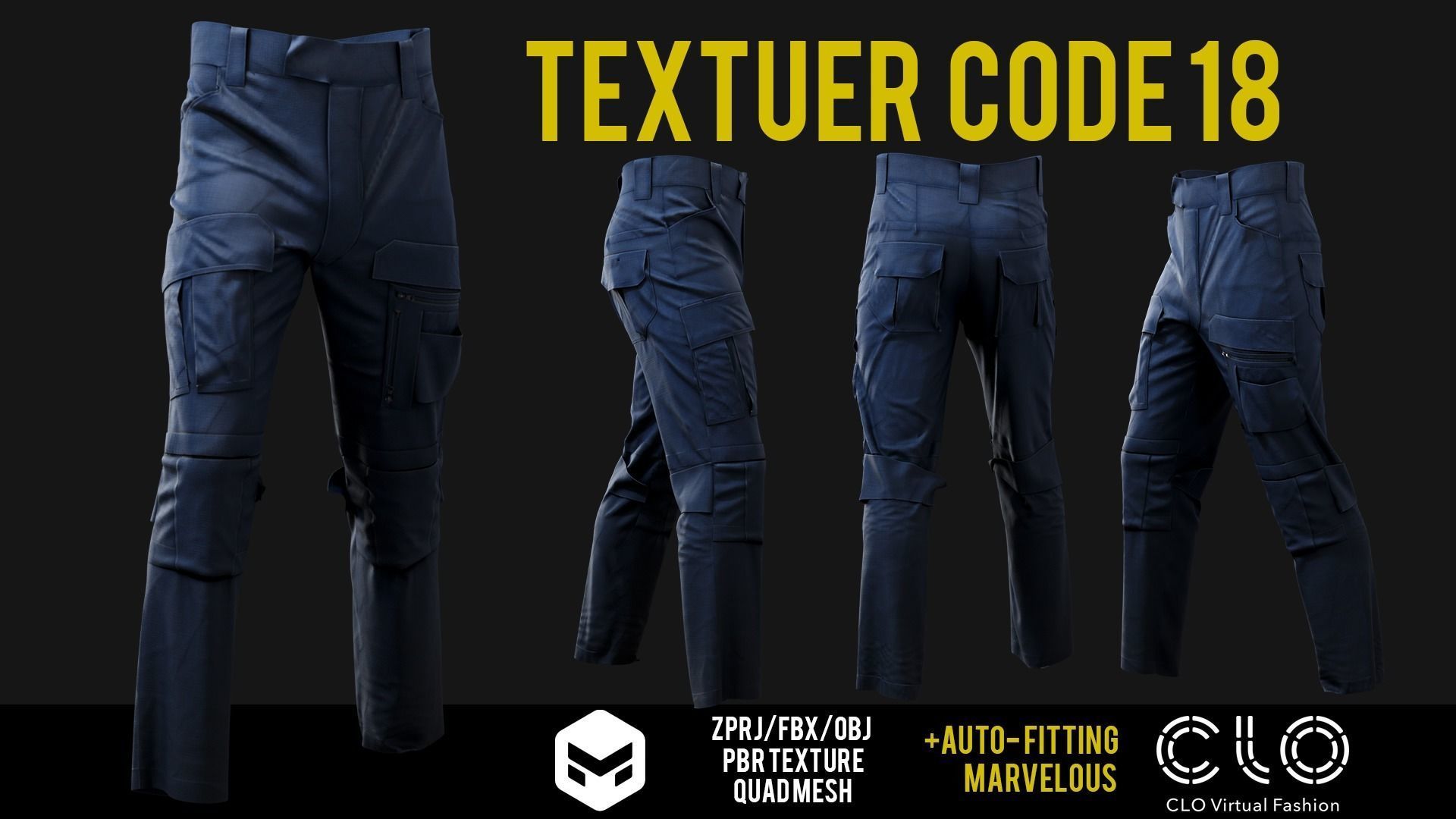 UF PRO Gen 2 Combat pants  TACTICAL with 40 textuer Low-poly 3D model_26