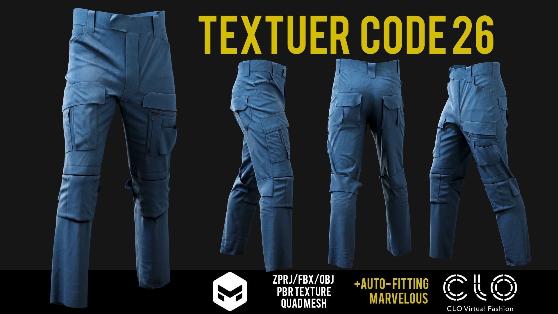 UF PRO Gen 2 Combat pants  TACTICAL with 40 textuer Low-poly 3D model_34